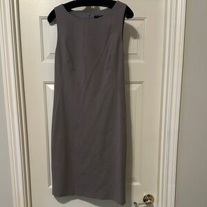 Elegant Gray Sleeveless Dress